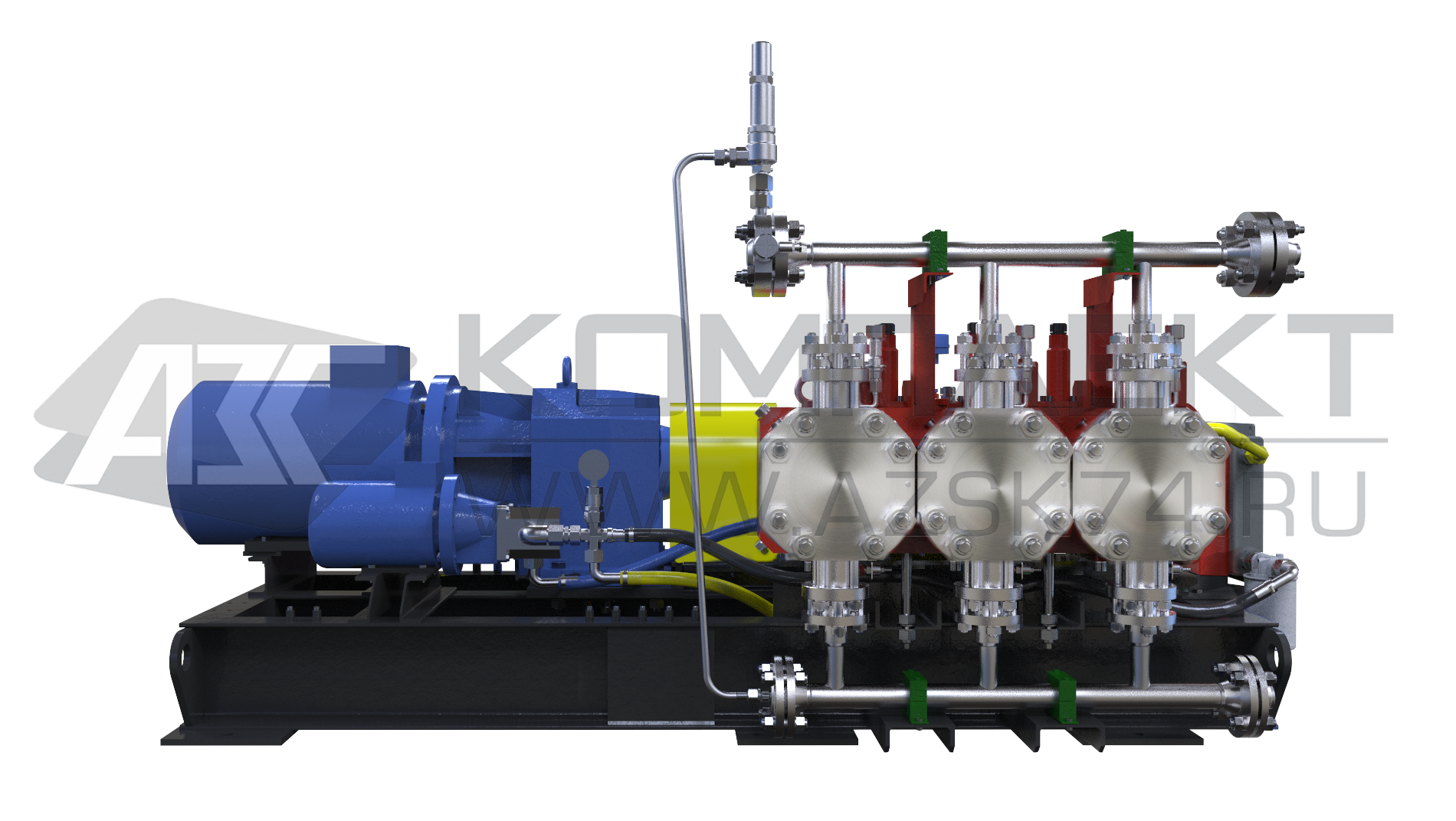 Трехплунжерный насос АМГ – купить по выгодной цене на сайте АЗС Комплект